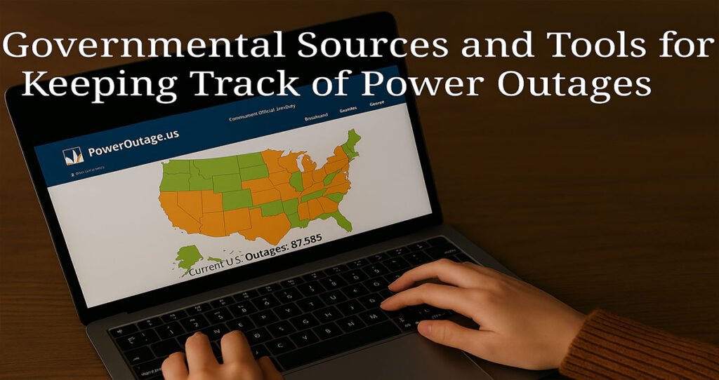 Governmental Sources and Tools for Keeping Track of Power Outages