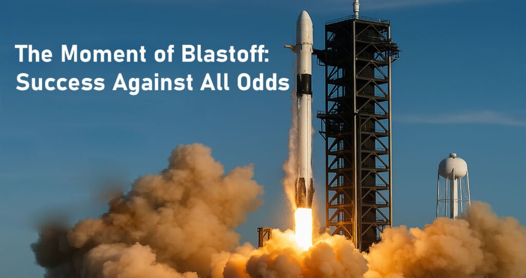 The Moment of Blastoff: Success Against All Odds