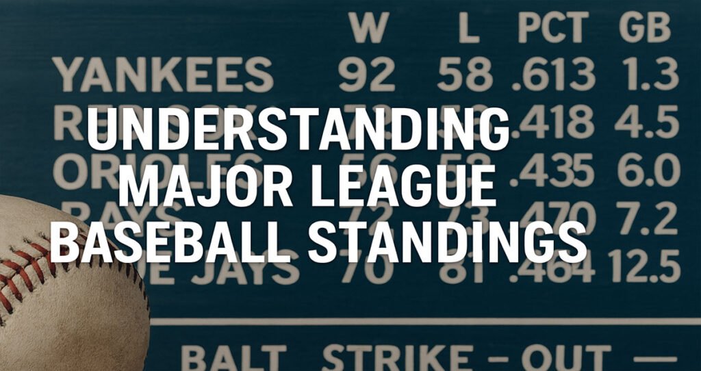 Understanding Major League Baseball Standings
