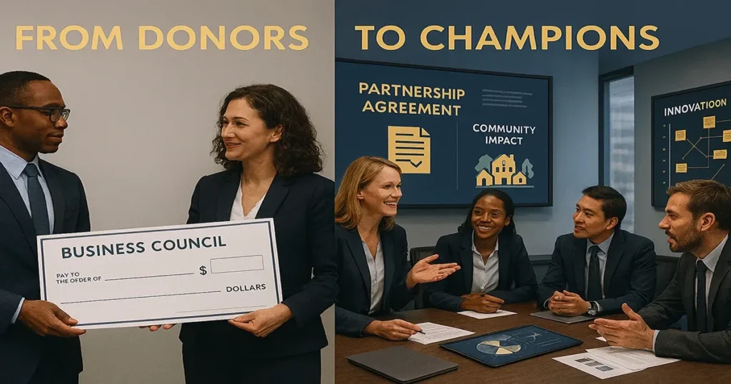 Corporate Partnership Evolution: From Donors to Champions