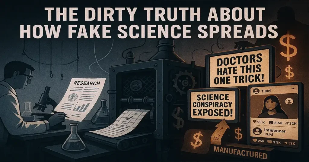 The Dirty Truth About How Fake Science Spreads
